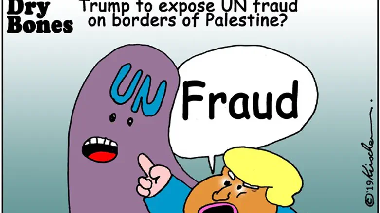 Will Trump expose the UN fraud on former Palestine boundaries?