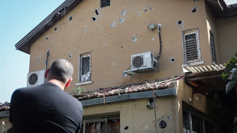 House damaged by rocket fired from Gaza