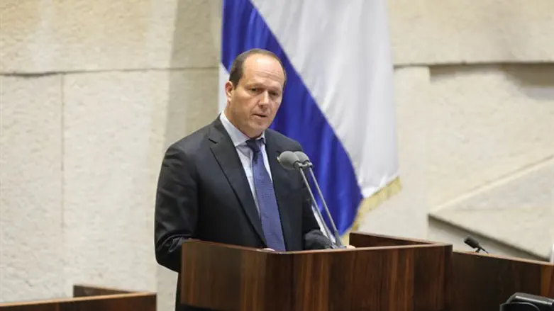 Nir Barkat in the Knesset