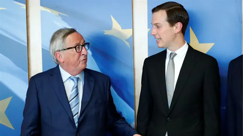 Jean-Claude Juncker and Jared Kushner