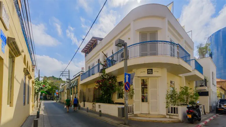 Houses in Tel Aviv's historic Neve Tzedek neighborhood