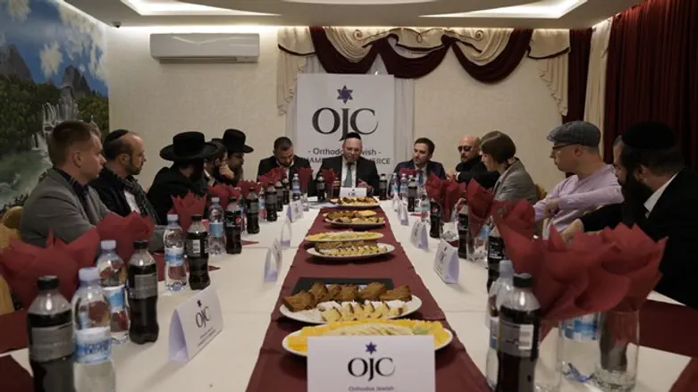 Members of Orthodox Jewish Chamber of Commerce in Ukraine