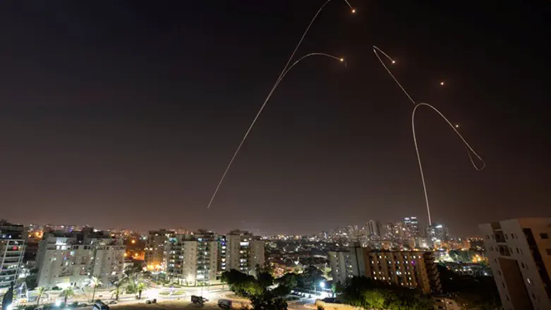 Rocket fire on southern Israel