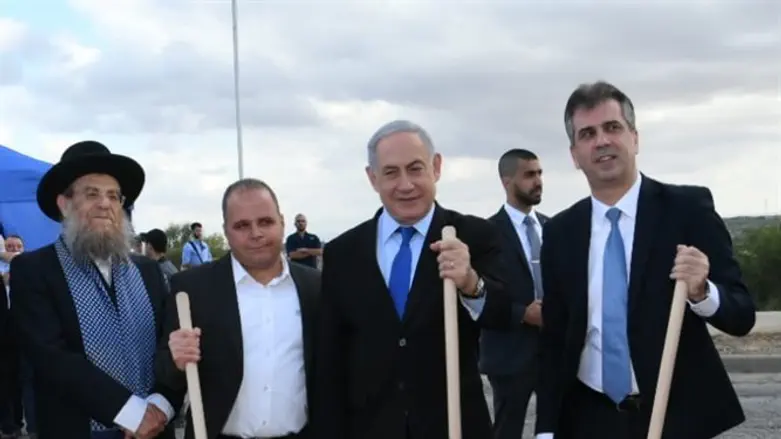 PM Netanyahu in Ashkelon