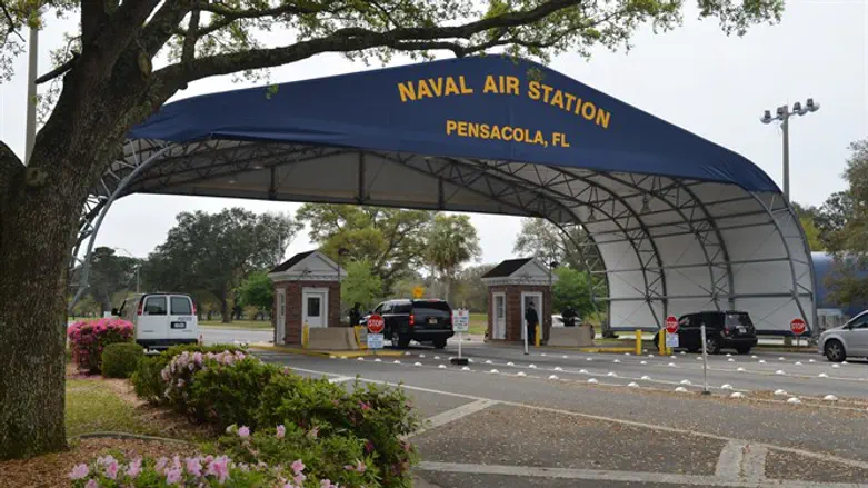Main gate at Naval Air Station Pensacola