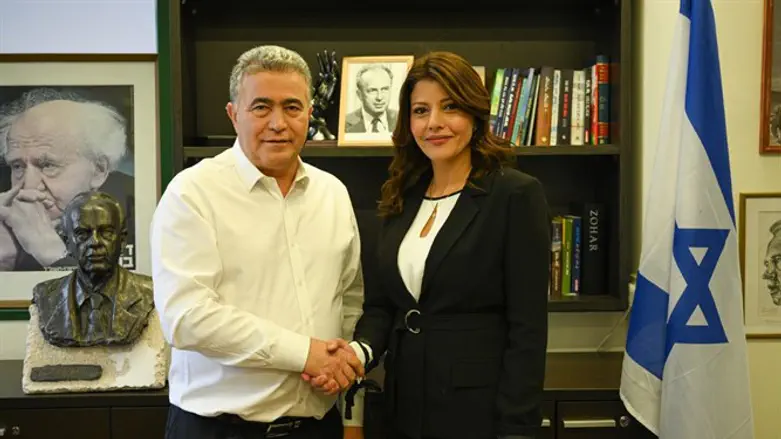 Amir Peretz and Orly Levy-Abekasis