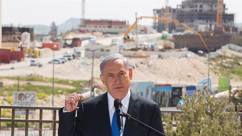 Netanyahu in Har Homa