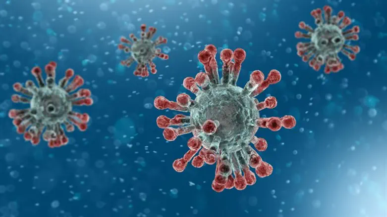 Microscopic view of Coronavirus, a pathogen that attacks respiratory tract
