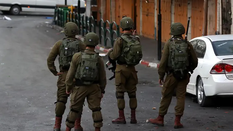 IDF forces in Hebron