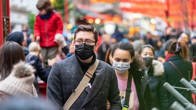 People wear masks to protect from coronavirus