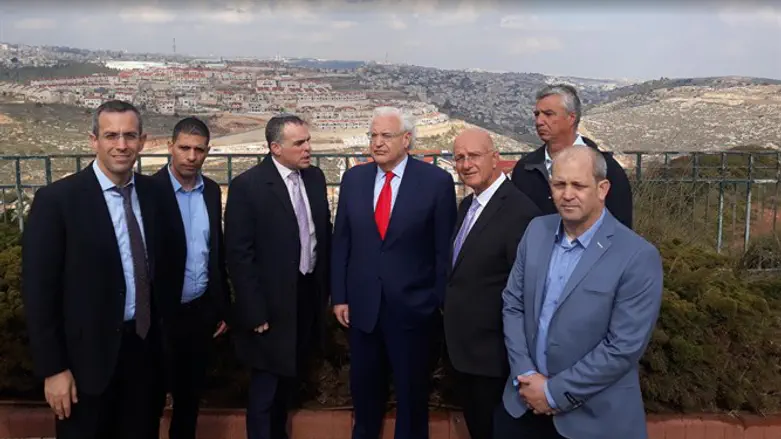 Council Heads with US Amb. David Friedman in EFrat