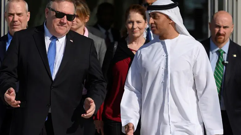 Yousef Al Otaiba with Mike Pompeo