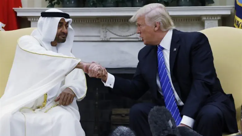 Trump meets with UAE Crown Prince Sheikh Mohammed bin Zayed al-Nahyan