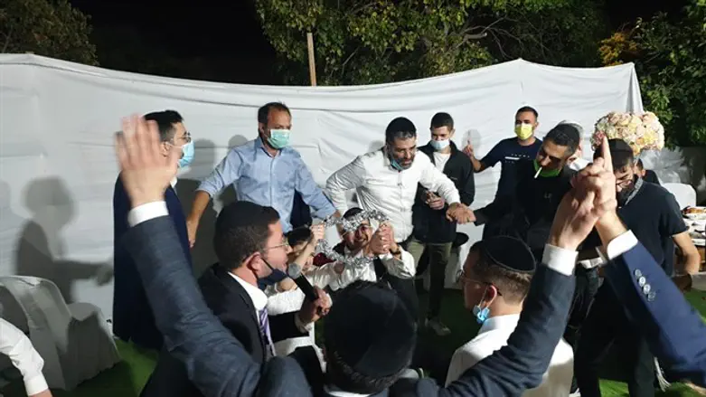The wedding in Givat Ze'ev