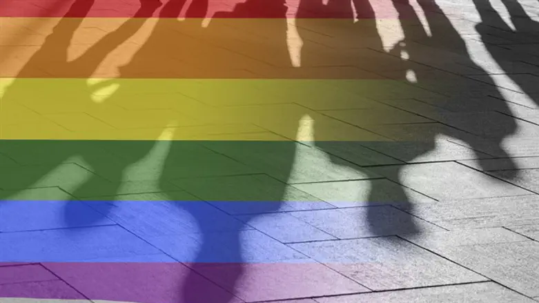 The rainbow, a LGBT symbol