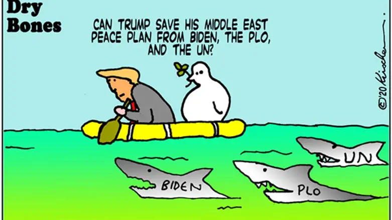 Dry Bones: Biden, Plo, UN sharks