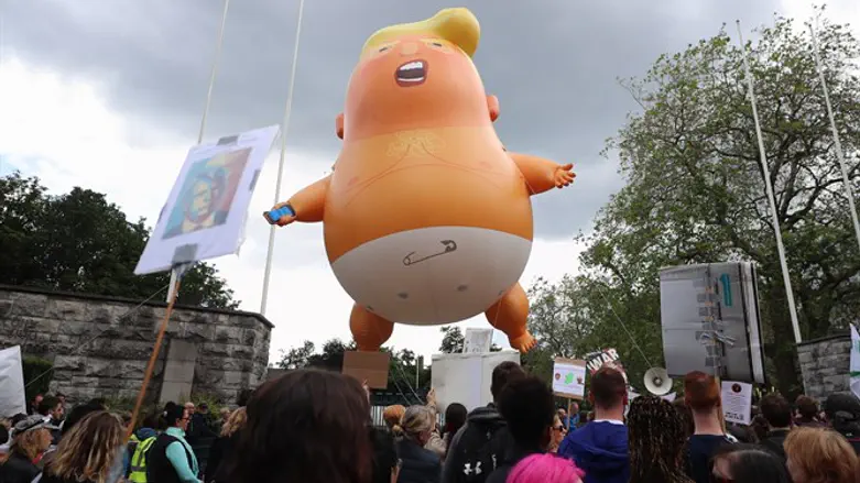 The 'Trump baby' blimp