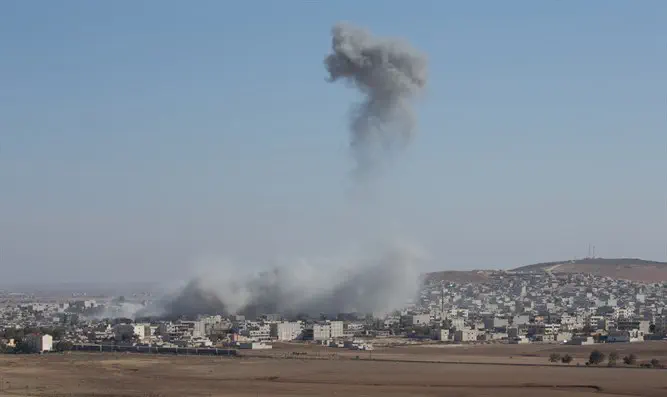 Воздушный удар в Сирии