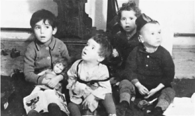Jewish children victimized by Holocaust