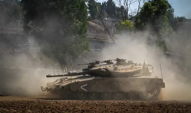 Израильский танк. Иллюстрация