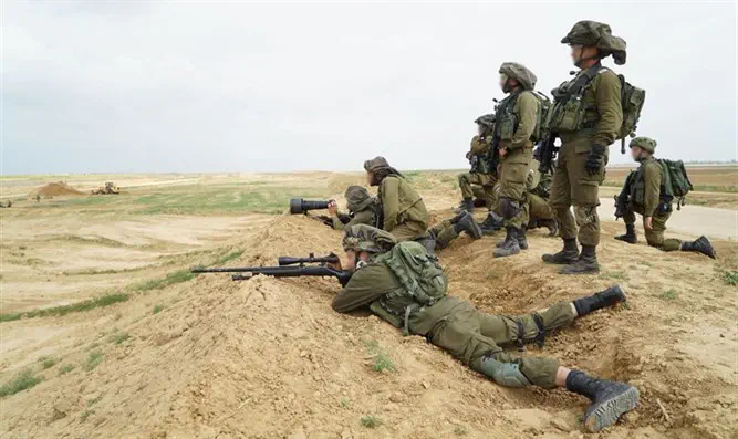Силы ЦАХАЛ на границе с сектором Газы