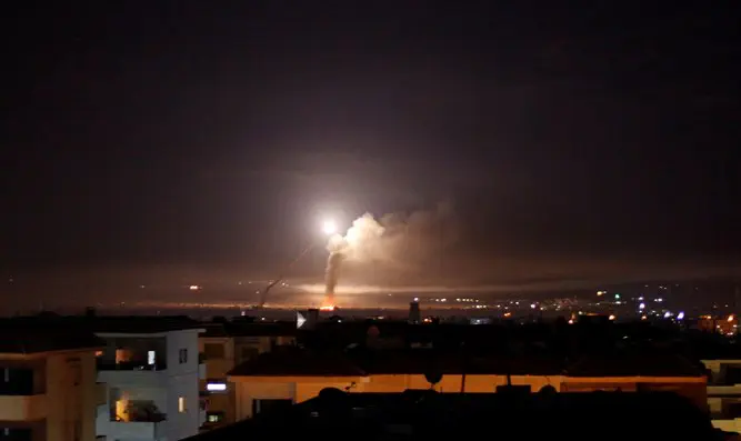 Ракетный удар по Дамаску