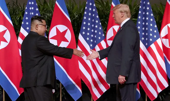 Трамп и Ким Чен Ын