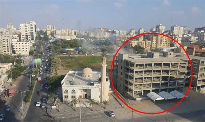 Удар ВВС Израиля по зданию в Газе