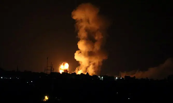  Удар ВВС ЦАХАЛ по южной Газе