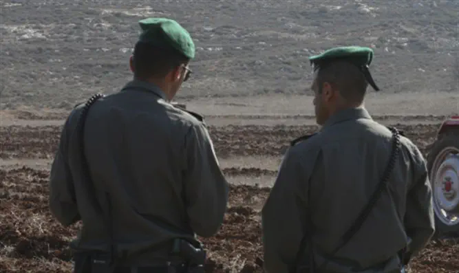 Бойцы пограничной полиции в регионе Ие"Ша