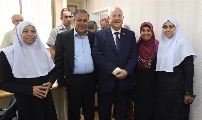 Реувен Ривлин нанес визит в Кфар-Касем