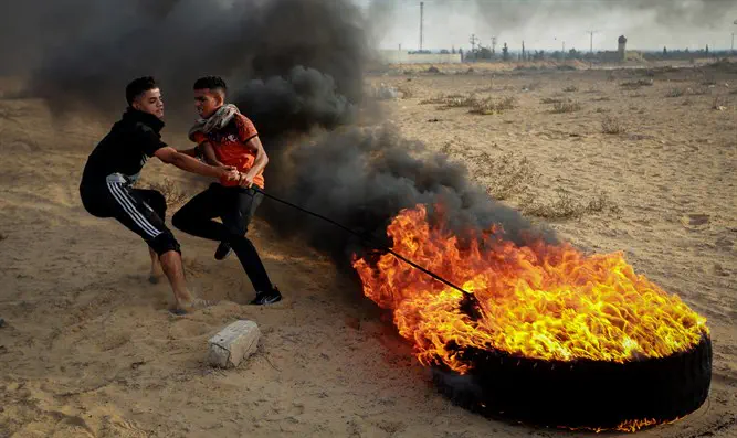 Протестные действия в Газе