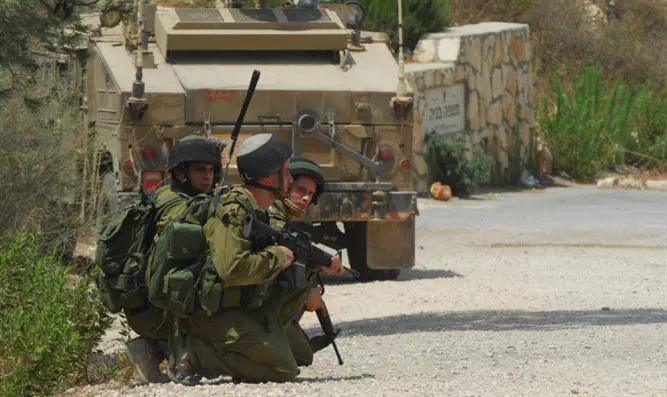 Солдаты ЦАХАЛ на границе с Ливаном