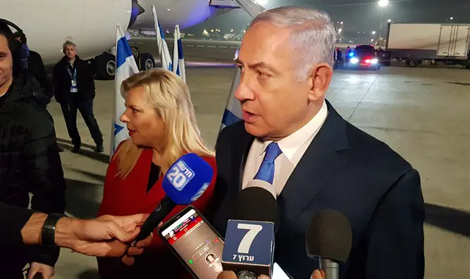 Биньямин Нетаньяху с супругой