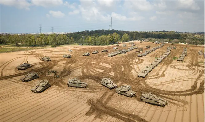 Силы ЦАХАЛ на границе с сектором Газы