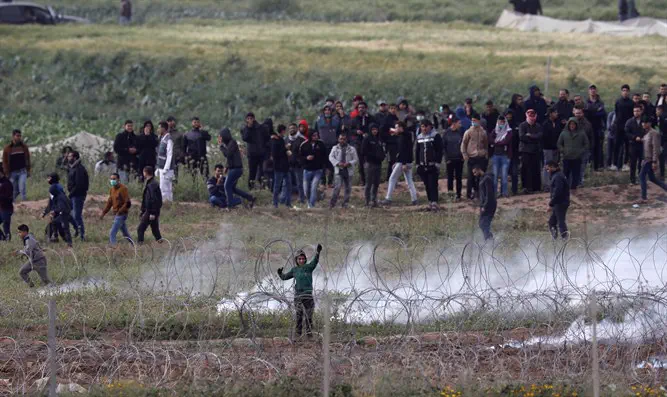 Бунт у границы с сектором Газы