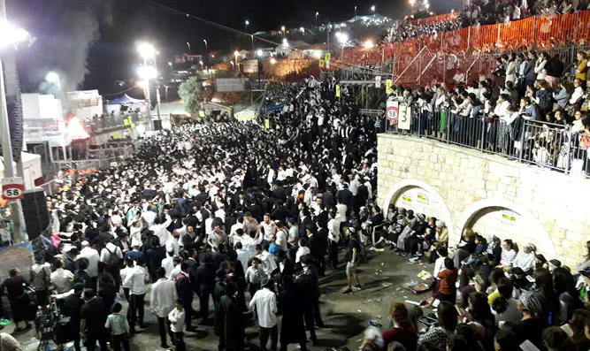 Лаг ба-Омер на горе Мерон