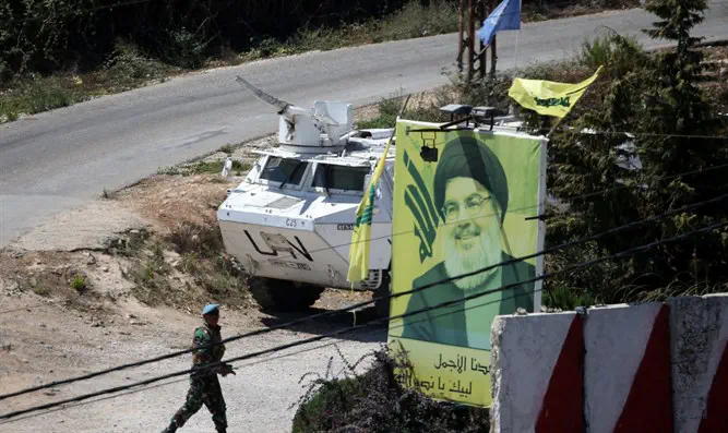 Силы UNIFIL на израильско-ливанской границе