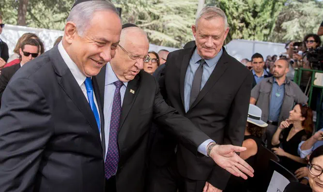 Нетаньяху, Ривлин и Ганц