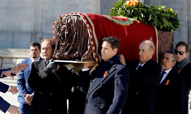 Перезахоронение останков Франциско Франко