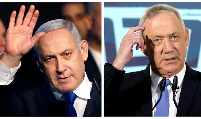 Нетаньяху и Ганц