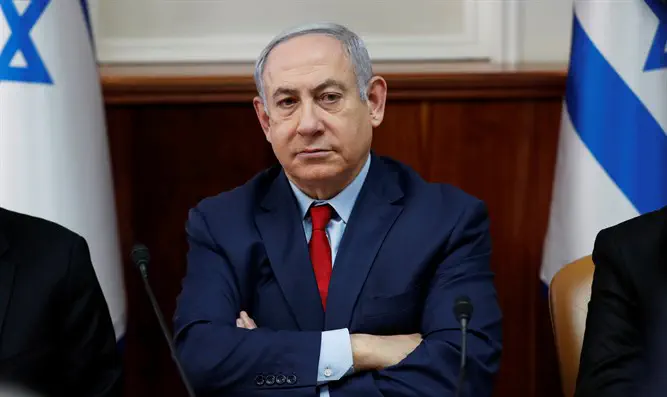 Нетаньяху на заседании кабинета министров
