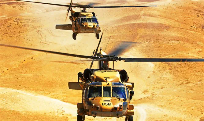 Боевые вертолеты 124-й сводной эскадрильи