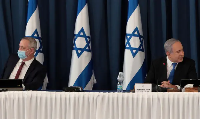 Бени Ганц и Биньямин Нетаньяху