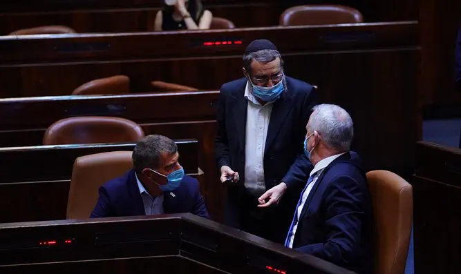 Моше Гафни, Бени Ганц и Габи Ашкенази 