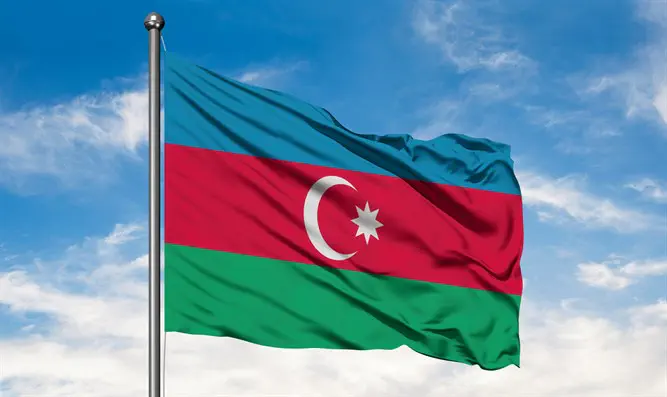 Флаг Азербайджана. Иллюстрация